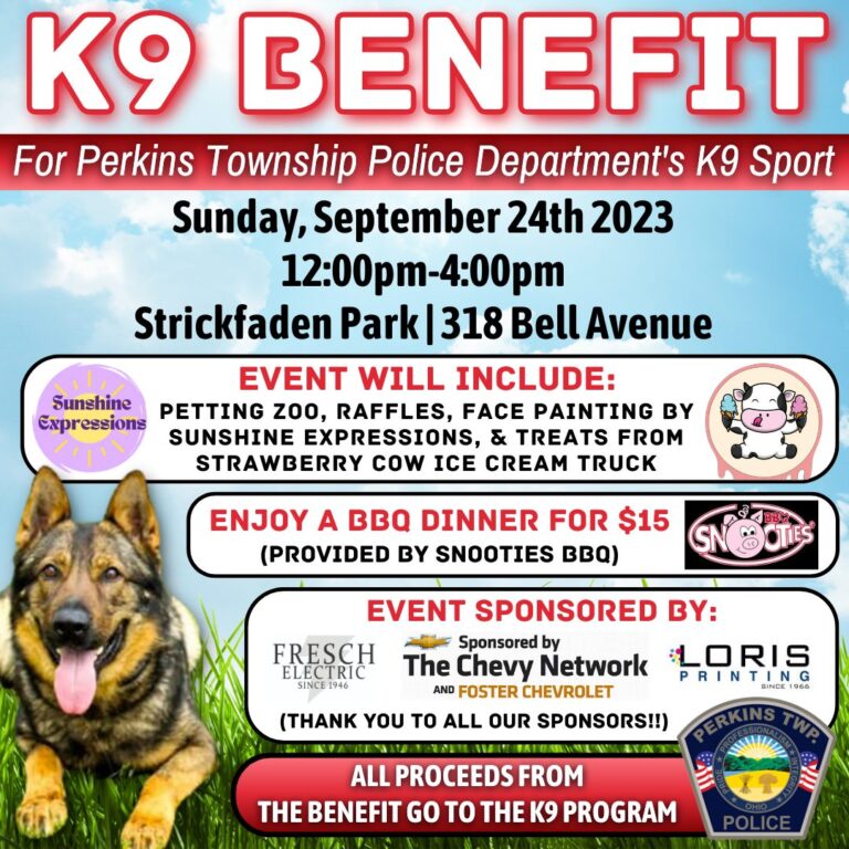 Perkins Police Department K9 Benefit Perkins Township